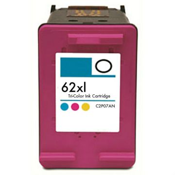 C2P07AE / 62XL - cartouche compatible HP - multicouleur