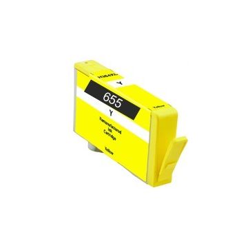 CZ112AE / 655 - cartouche compatible HP - jaune