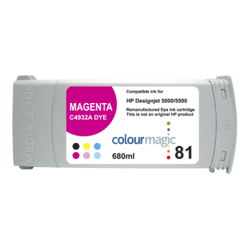 C4932A / 81 - cartouche compatible HP - magenta