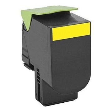 80C2SYE / 802SY - toner compatible Lexmark - jaune