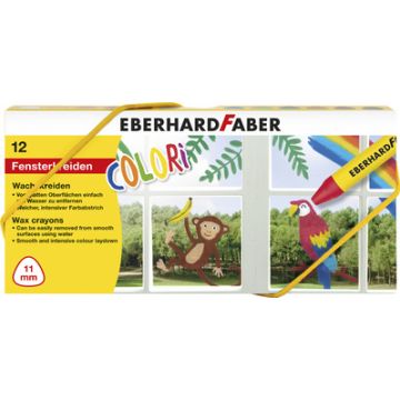 EBERHARD FABER Craie de cire pour vitre, boîte carton de 12