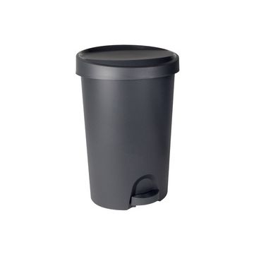 EDA Poubelle à pédale Stepy, 70 L, PP, anthracite