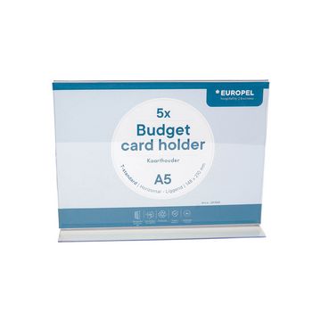 EUROPEL Porte-visuel Budget, A5 paysage, droit