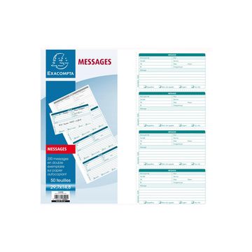 EXACOMPTA Brochure Messages téléphone