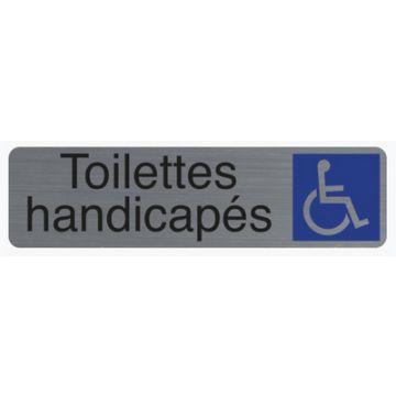 EXACOMPTA Plaque de signalisation "Toilettes handicapés"
