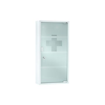 FIRST AID ONLY Erste-Hilfe-Schrank, Inhalt DIN 13157, weiß