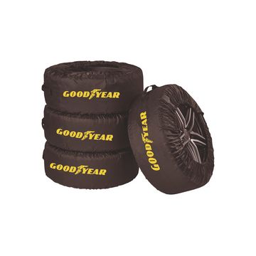 GOODYEAR Jeu de housses de protection pour pneus, 4 pièces GOODYEAR Jeu de housses de protection pour pneus, 4 pièces