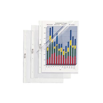 HETZEL Pochette perforée Standard, A4, en PVC, grainée