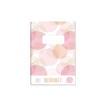 Häfft SchoolCrew! Oktavheft "Soft Circles", DIN A6