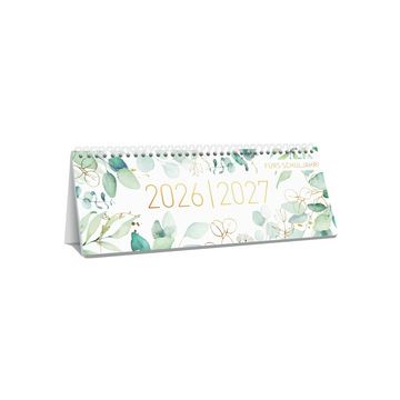 Häfft Schuljahres-Tischkalender "Blattgold", 2026/2027