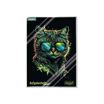 Häfft Schulstuff Hausaufgabenheft SMART "Cool Cat", DIN A5
