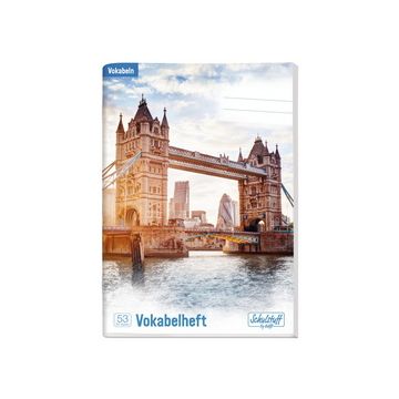 Häfft Schulstuff Vokabelheft "Tower Bridge", A5, 3-spaltig
