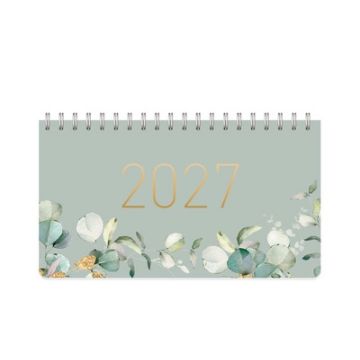 Häfft Tischkalender pocket "Minty Leaves", 2027