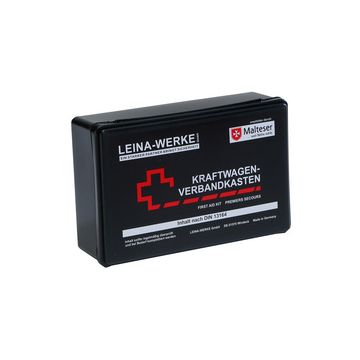 LEINA KFZ-Verbandkasten Standard, Inhalt DIN 13164, schwarz