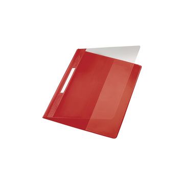 LEITZ Chemise à lamelle Exquisit, format A4+, PVC, rouge,