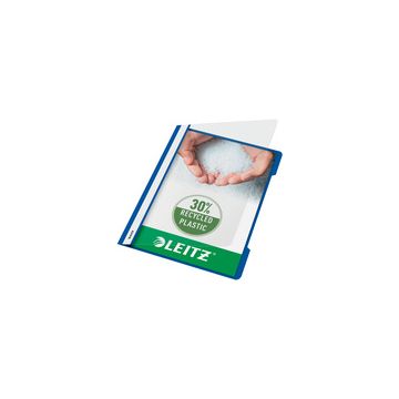 LEITZ Chemise à lamelle Standard, A4, en PP, bleu