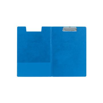 LEITZ Porte-bloc à pince avec rabat, A4, couverture PP, bleu