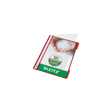 LEITZ chemise à lamelle Standard, format A4, PP, rouge,