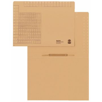 LEITZ chemise de rangement avec pli mobile, A4, natron x50