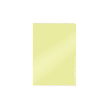 LEITZ pochette coin Premium, format A4, PVC, jaune, 0,15 mm