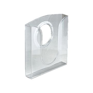 LEITZ porte brochures, en polystyrène, A4, transparent x4