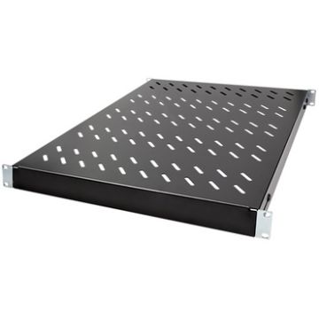 LogiLink 19" Fachboden, 1 HE, verstellbar, (T)570 mm,schwarz