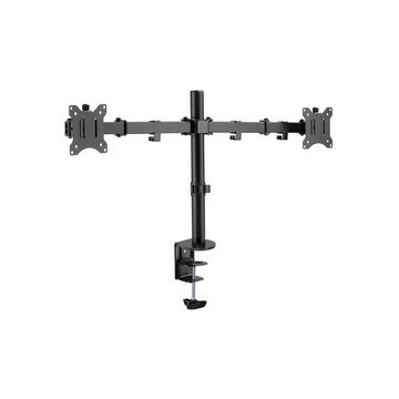LogiLink Bras support double, longueur du bras: 390 mm, noir