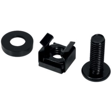 LogiLink Jeu de vis M6 pour composants 19", 50 pièces