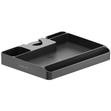 LogiLink Organizer zur Mastbefestigung, schwarz