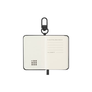 MOLESKINE Mini-Notizbuch Anhänger, Hardcover, schwarz