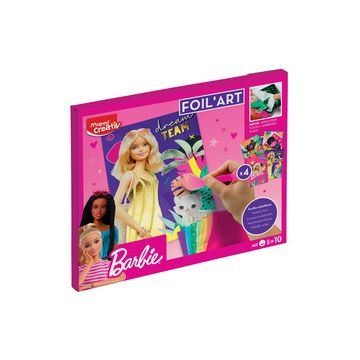 Maped Creativ Kit créatif FOIL ART Barbie, 18 pièces