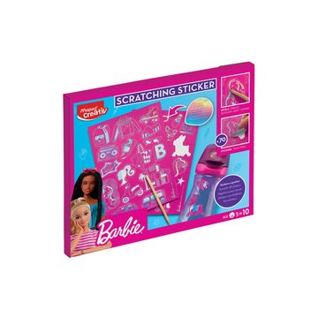 Maped Creativ Sticker à gratter SCRATCHING STICKER Barbie