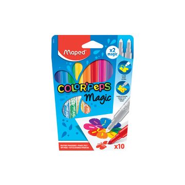 Maped Feutre COLOR'PEPS Magic, étui de 10 en carton
