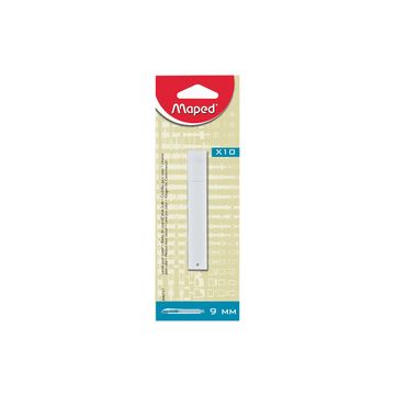 Maped Lames de rechange pour cutter, lame: 9 mm