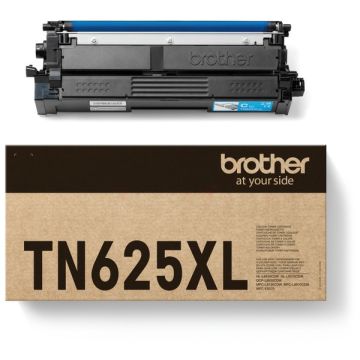 TN625XLC - toner de marque Brother - cyan