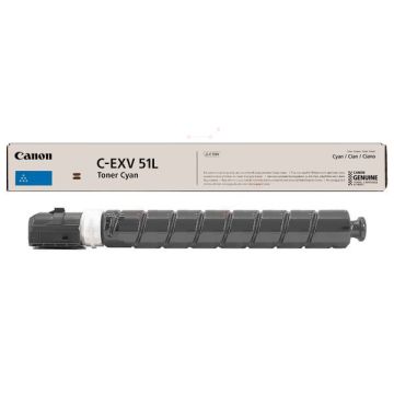 0485C002 / C-EXV 51 L C - toner de marque Canon - cyan