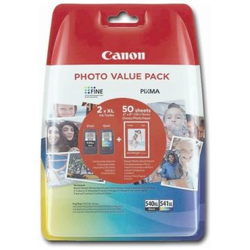 5222B013 / PG-540XL+CL-541XL - cartouches de marque Canon - multipack 2 couleurs : noire, multicouleur