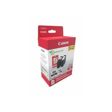 7170C004 / PG-595 XL/CL-586 XL - cartouches de marque Canon - multipack 2 couleurs : noire, multicouleur