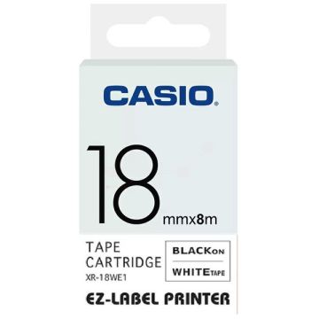 XR18WE1 - ruban de marque Casio - noir, blanc