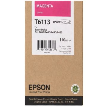 C13T611300 / T6113 - cartouche de marque Epson - magenta