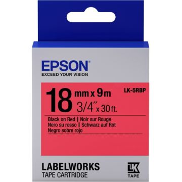 C53S655002 / LK-5RBP - ruban de marque Epson - noir, rouge
