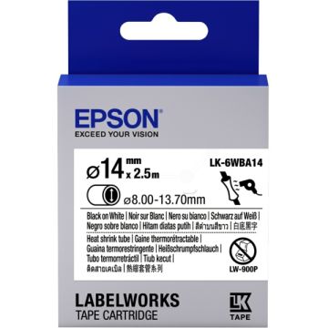 C53S656903 / LK-6WBA14 - gaines thermorétractable de marque Epson - noire, blanche