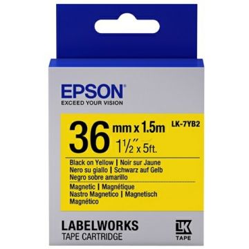 C53S657008 / LK-7YB2 - rouleau d'étiquettes de marque Epson - noir, jaune