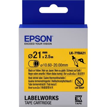 C53S657904 / LK-7YBA21 - gaines thermorétractable de marque Epson - noire, jaune