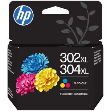 B7RT8AE / 302XL/304XL - cartouche de marque HP - multicouleur