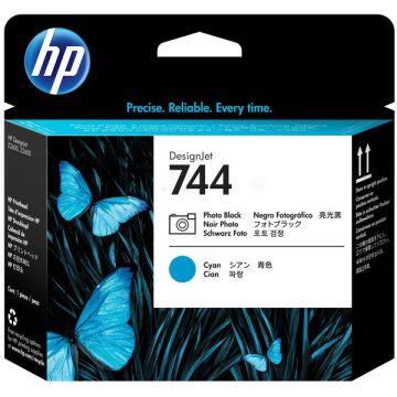 F9J86A / 744 - tête d'impression de marque HP - noire, cyan