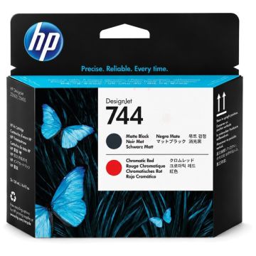 F9J88A / 744 - tête d'impression de marque HP - noire, rouge