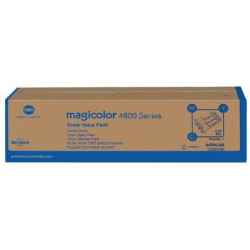 A0DKJ52 - toners de marque Konica Minolta - cyan, magenta, jaune