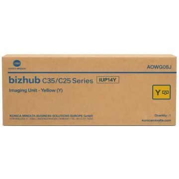A0WG08J / IUP-14 Y - tambour de marque Konica Minolta - jaune