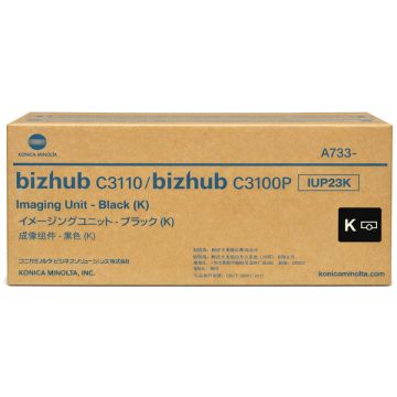 A73303H / IUP-23 K - tambour de marque Konica Minolta - noir